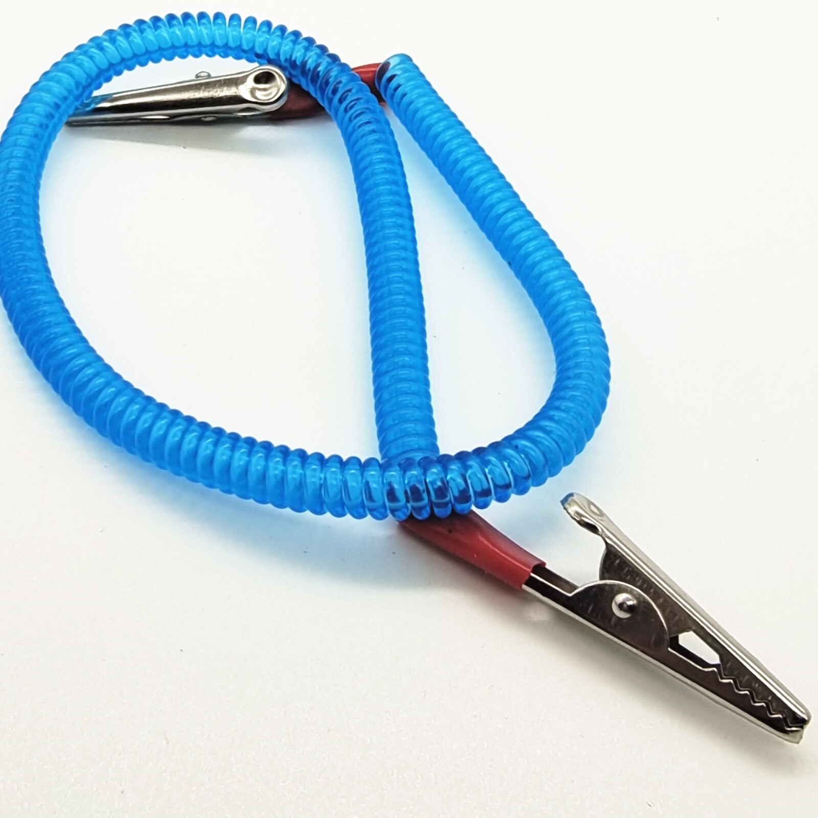 20 PCS Dental Patient Bib Clips Chains Napkin Holder Flexible Coil Plastic Chain