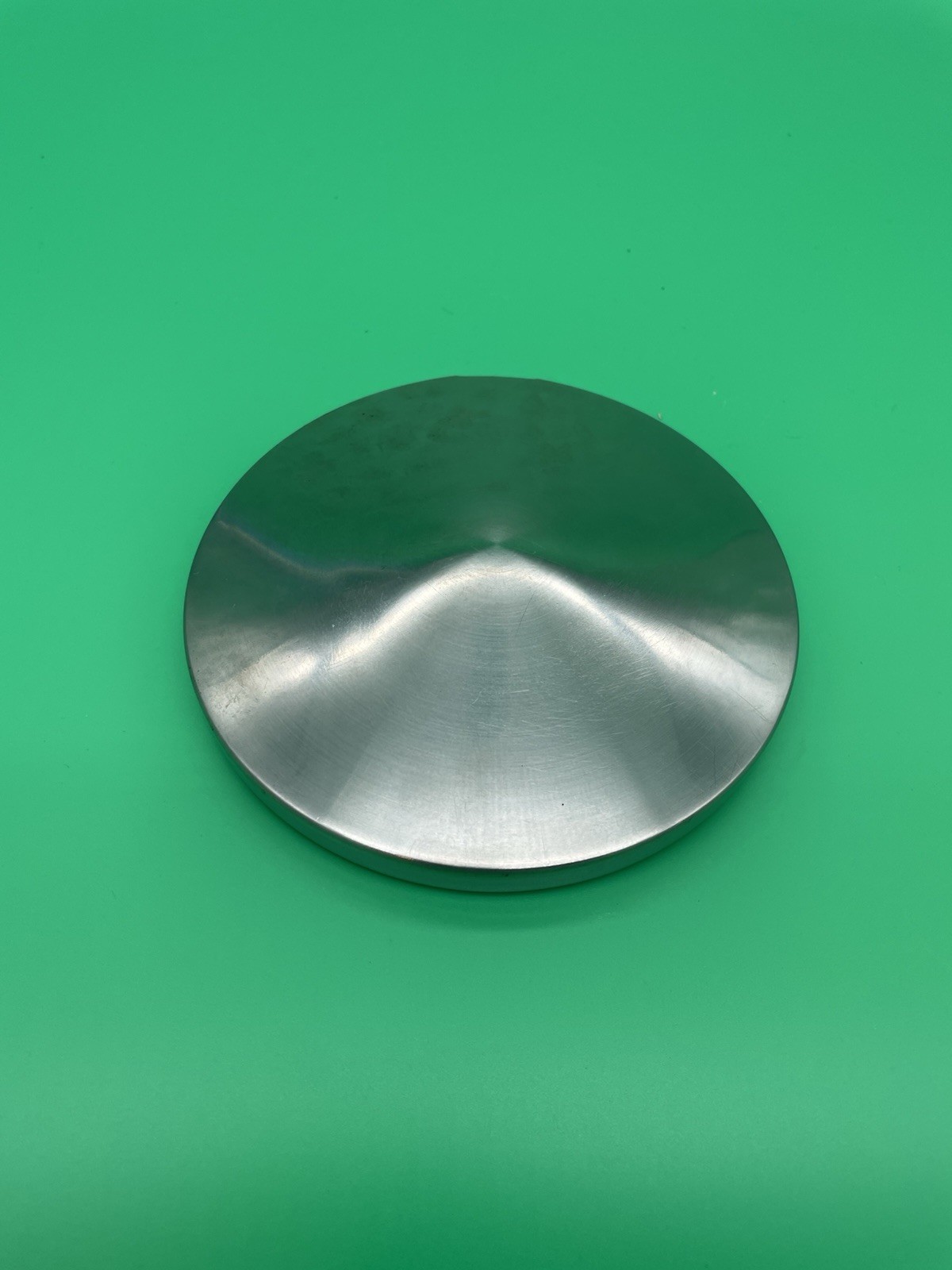 Used DCI # 6070 Dental Foot Control Cover Plate Silver Chrome