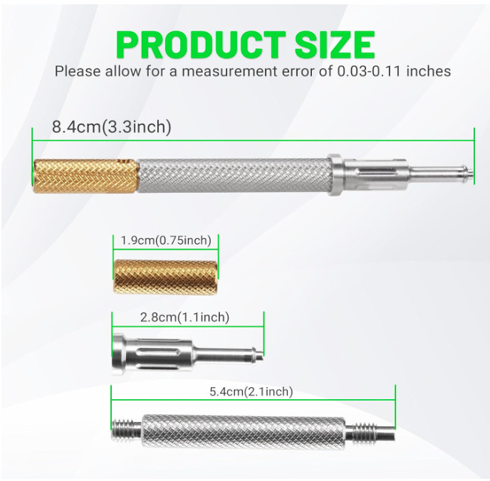 Dental Zest Locator Classic Core Tool for Legacy Locators 3‑in‑1 Abutment Driver