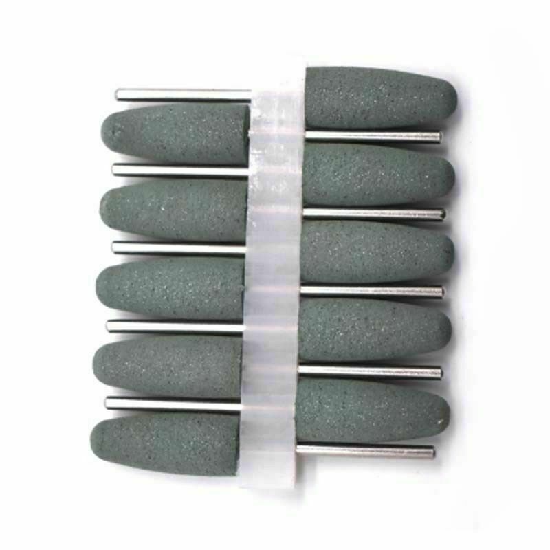 50 Pcs Dental 2.35mm Lab Silicone Rubber Polishing Burs Shank Polishers Diamond