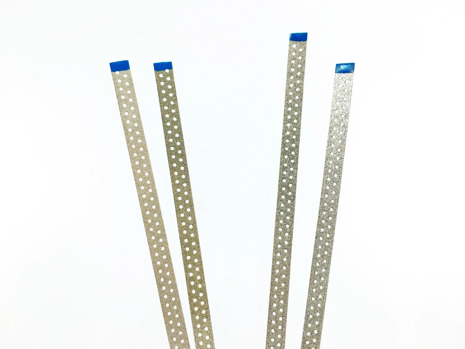 5-50x Dental Diamond Sand Polishing Strip Interproximal Enamel Blue Medium 45um