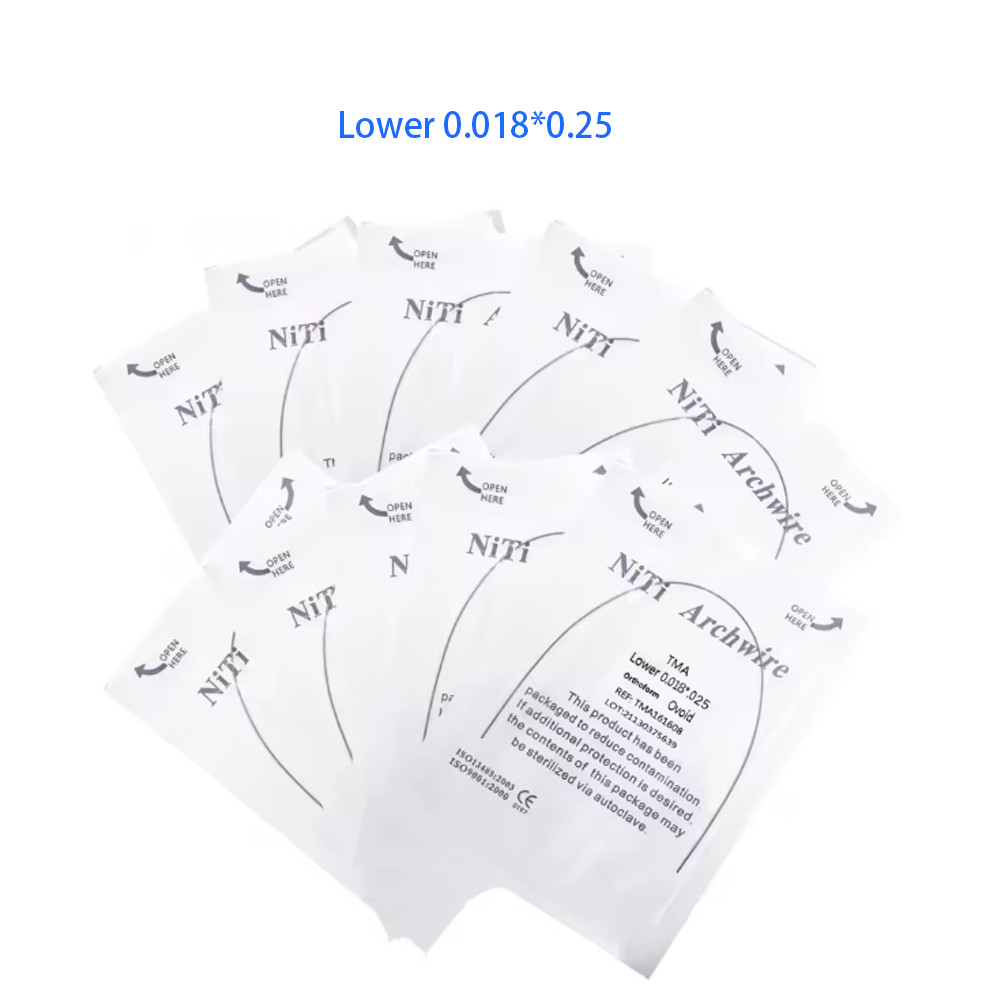 1pc/pack Dental Orthodontic TMA Beta Ti-Mo Arch Wires Rectangular Ovoid Form