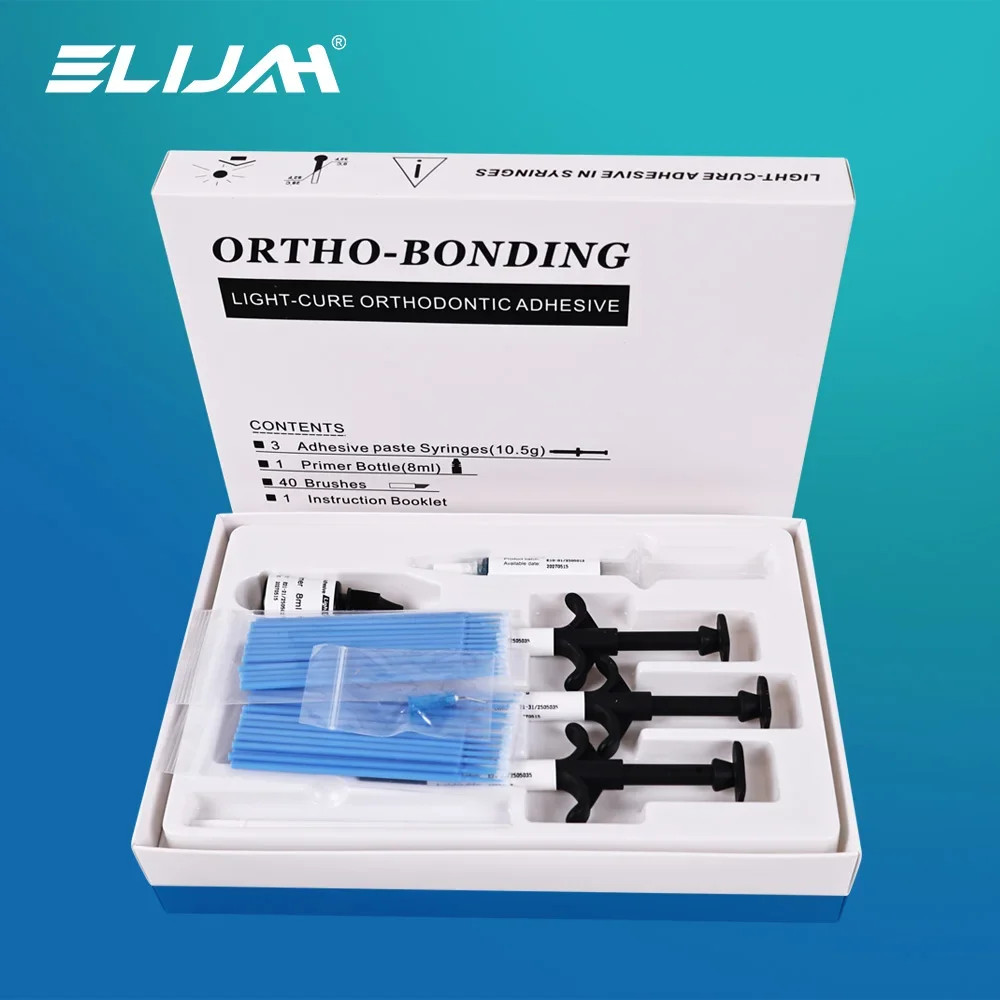 Dental Orthodontic Adhesive Kit Light Curing Direct Bonding System Bracket Brace