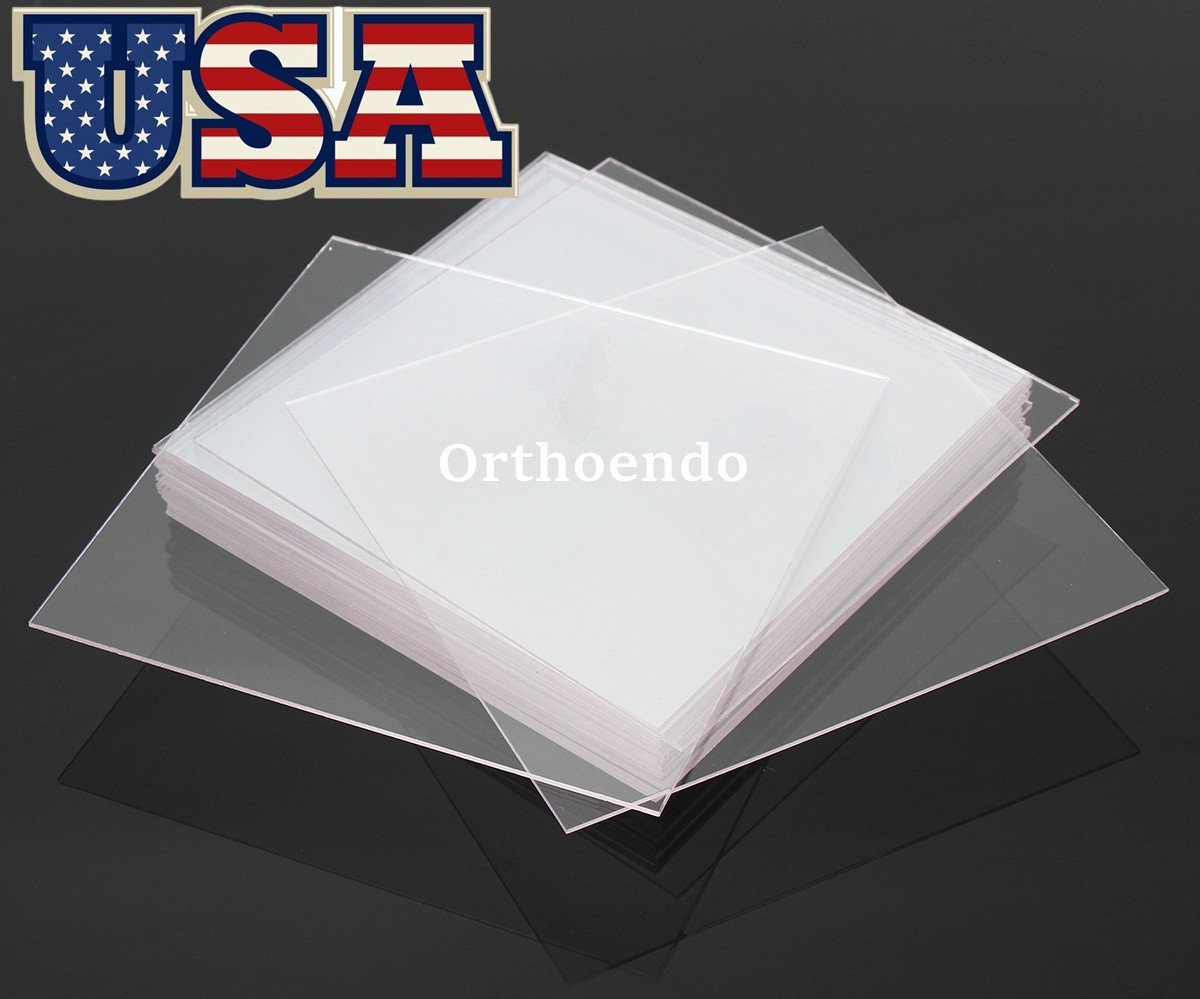 Dental Orthodontic Lab Splint Thermoforming Material Vacuum Forming Hard Soft US