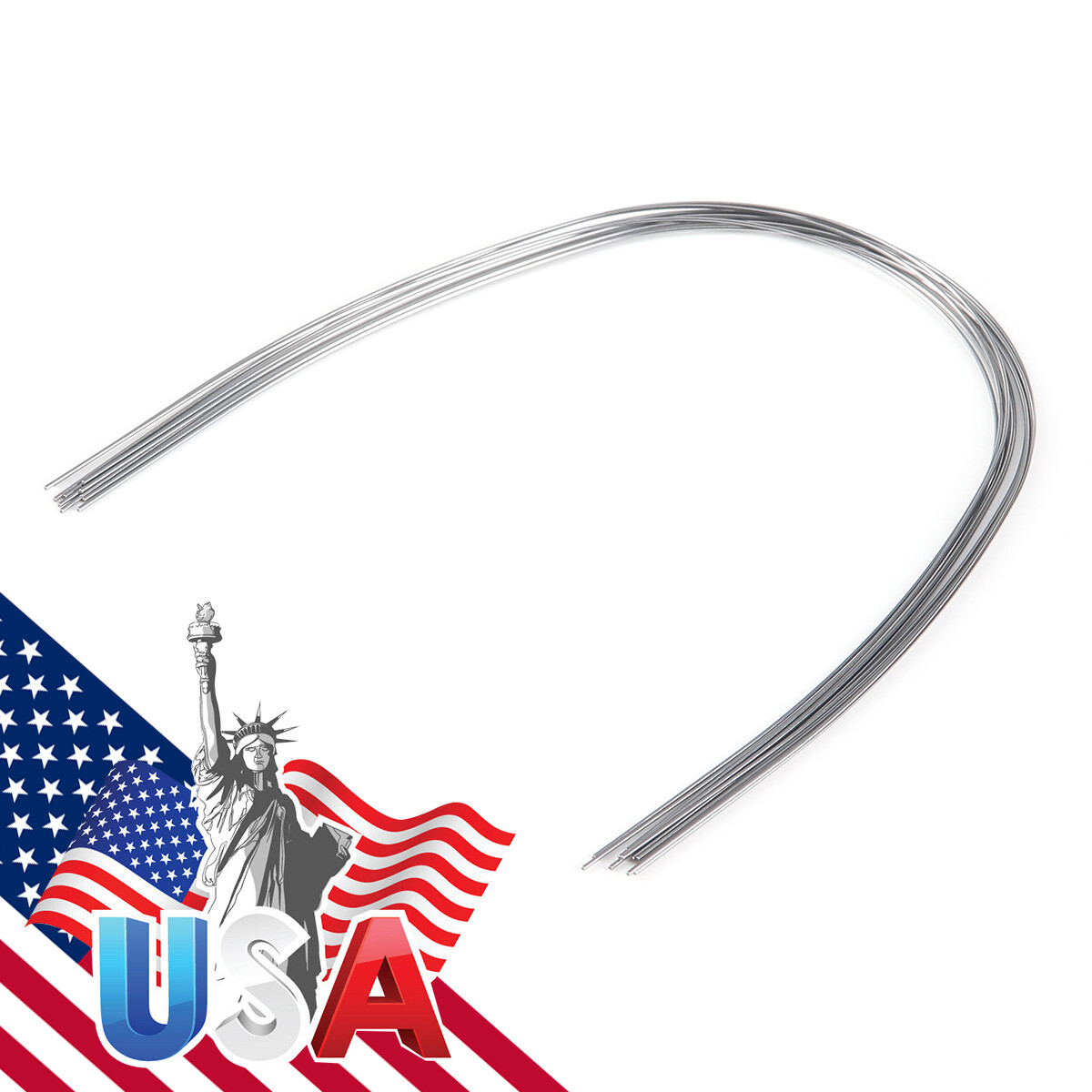 AZDENT Dental Orthodontic Round Arch Wire Super Elastic Niti Ovoid / Nature Form
