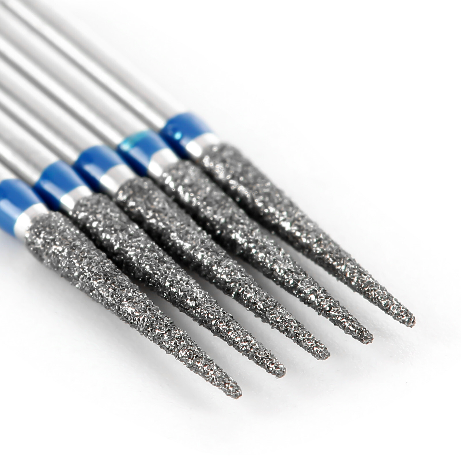 5pcs Dental Diamond Burs Extra Fine – Super Coarse Need Shape for High Speed HP