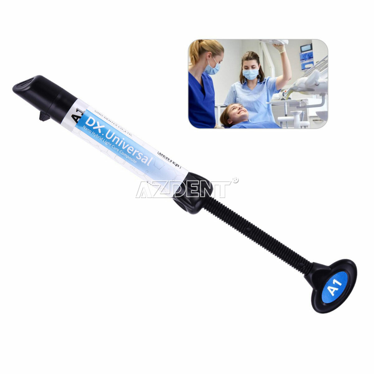 Dental Cure Light Composite Resin A1 A3 / Temporary Filling Material Blue