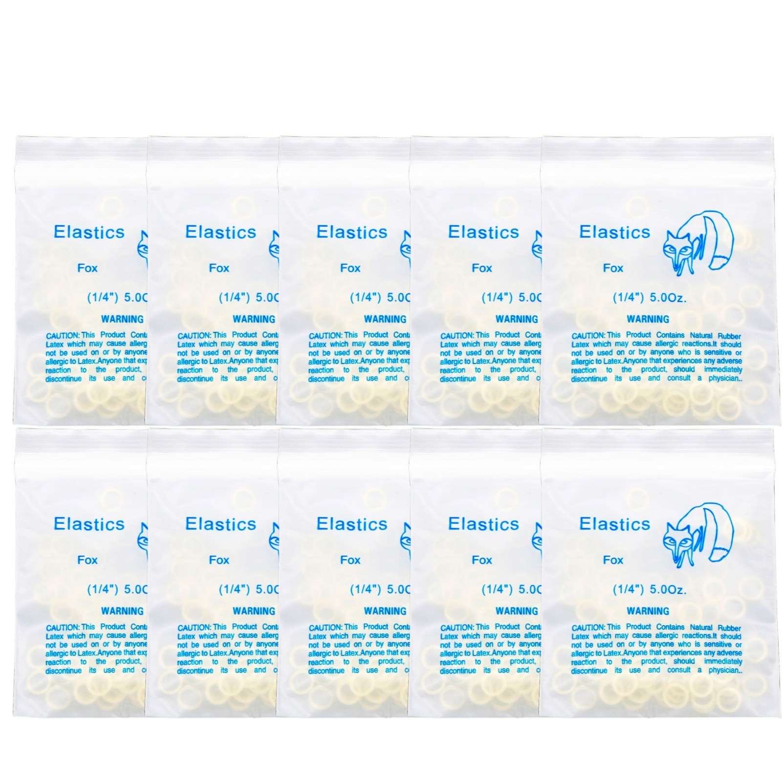 US Dental Orthodontic Rubber Bands Ortho Elastics Latex Brace 15 Size For Choice