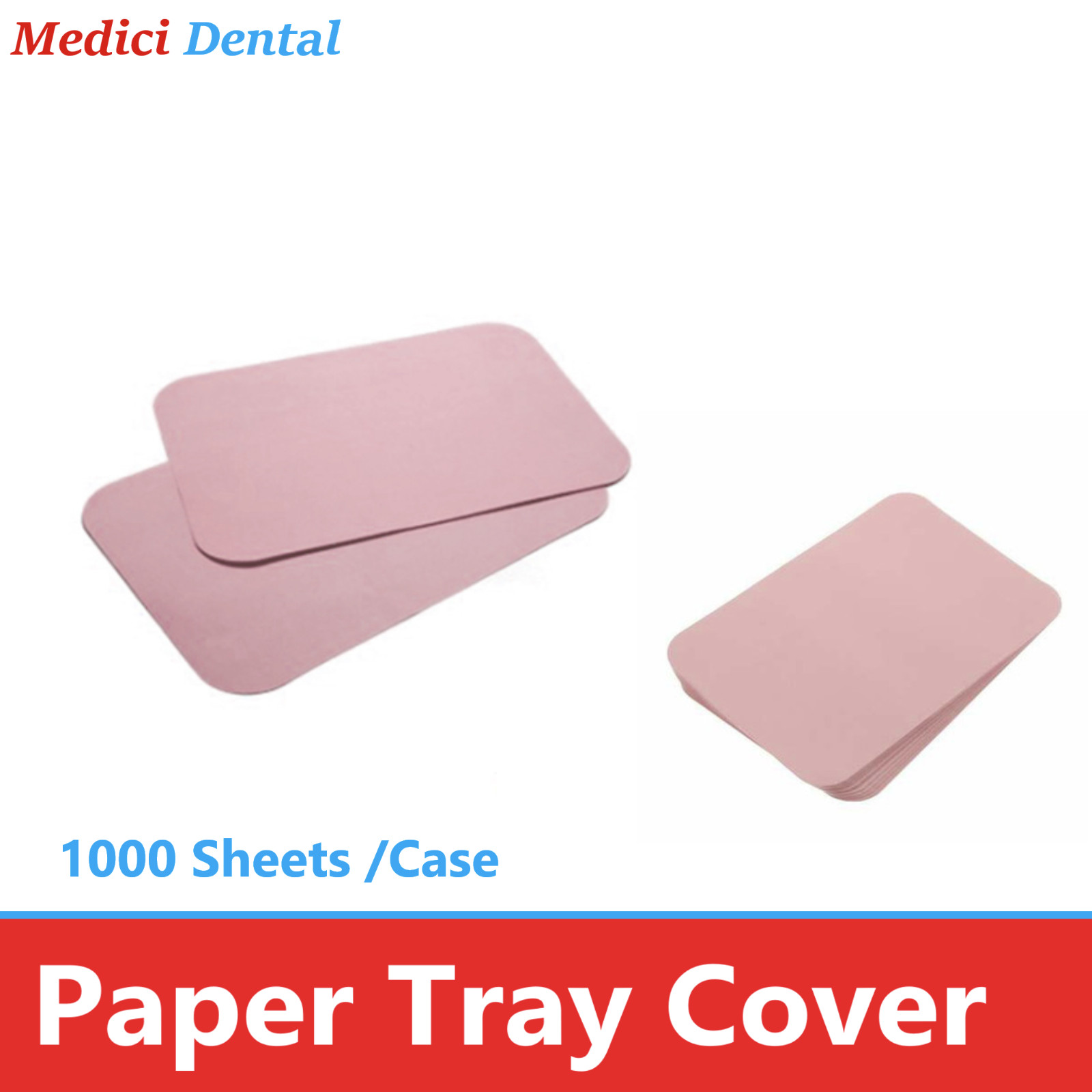1case, 1000 Pcs, Dental Paper Tray Cover, Size B (12.25″ x 8.5″) – All colors
