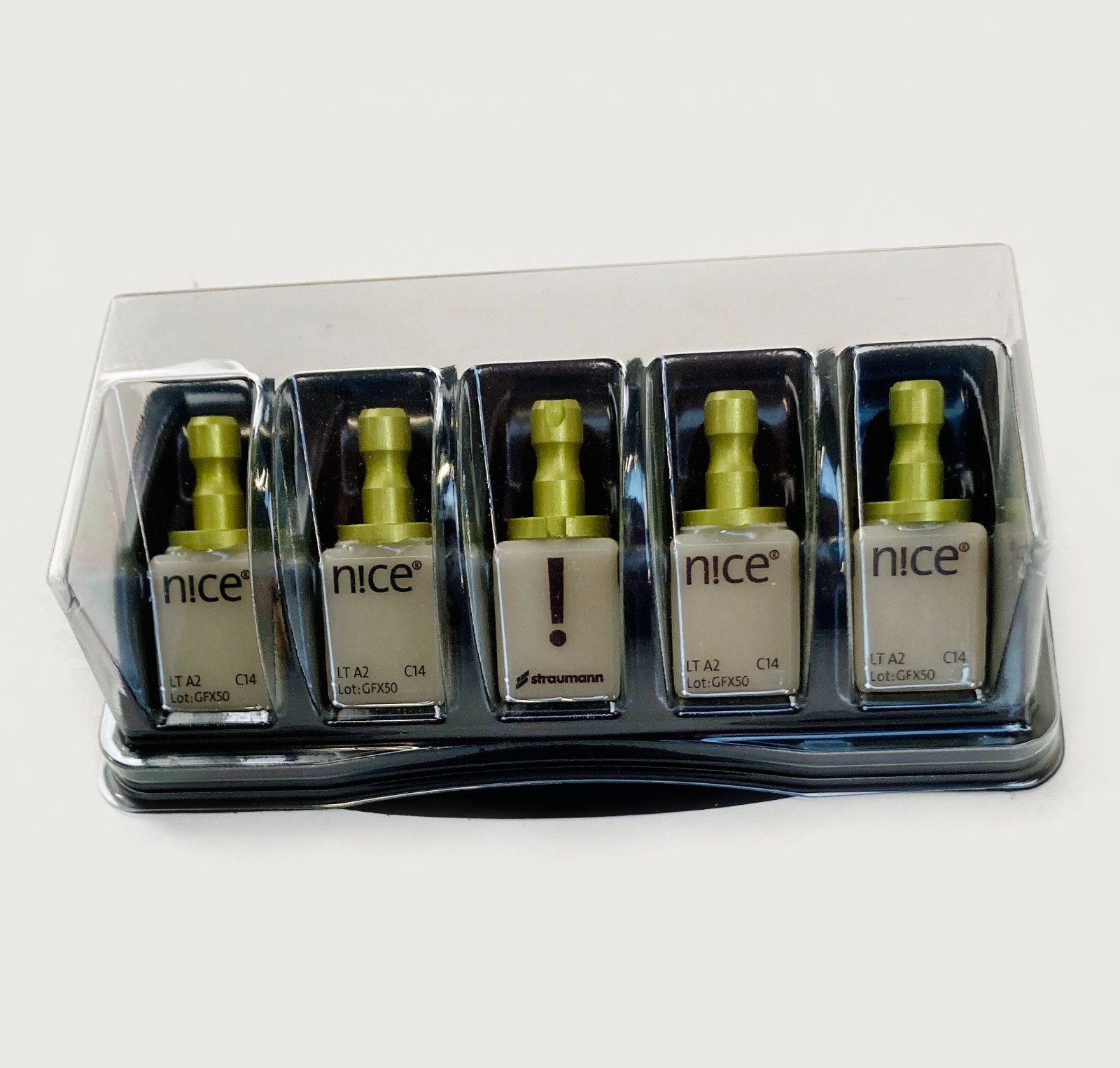 Straumann nice CEREC Glass Ceramic Block LT A1 A2 A3 A3.5 CAD CAM C14 Block 5pc