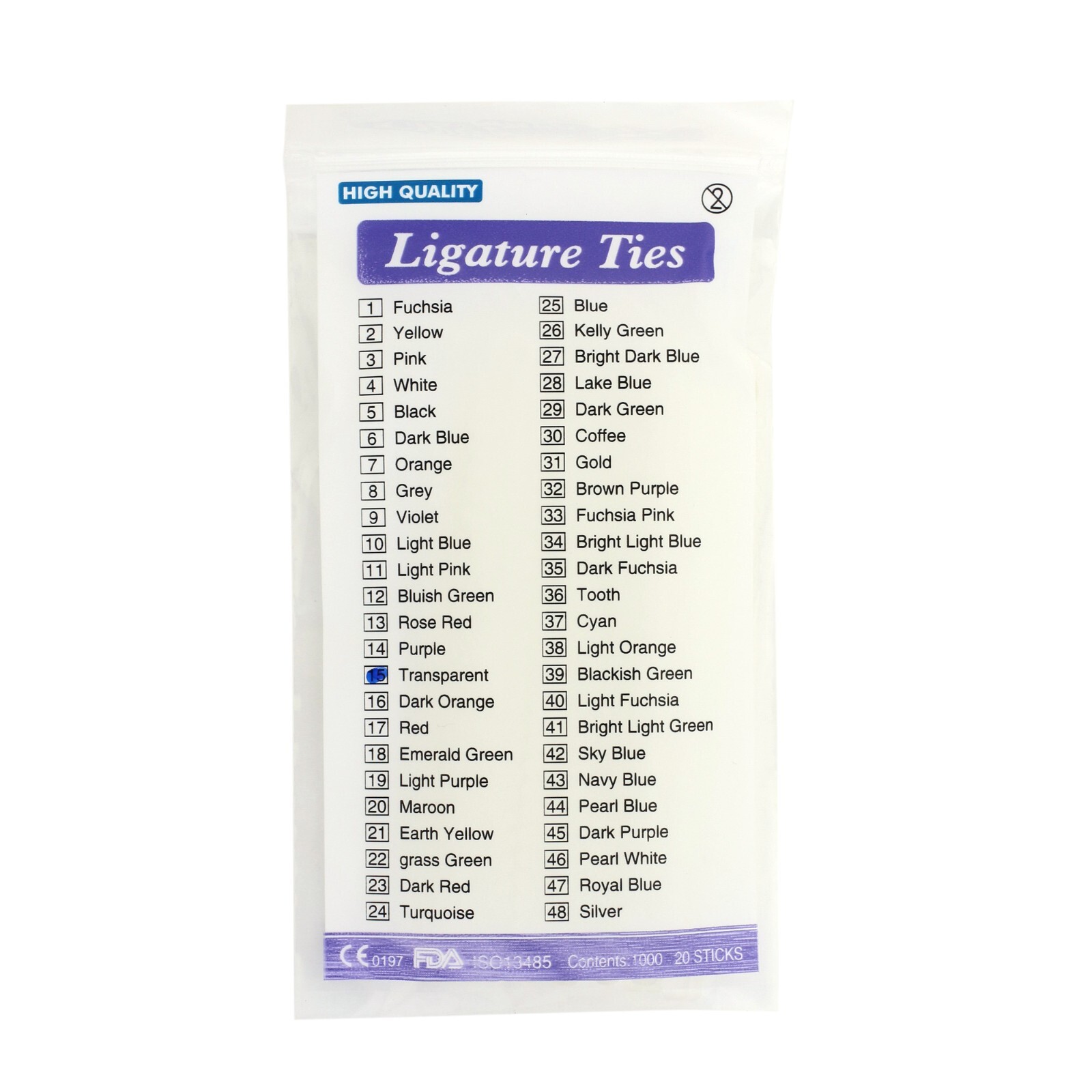 1000 Orthodontic Ligature Ties Elastic Rubber Band Ligadura Ortodoncia Bracket