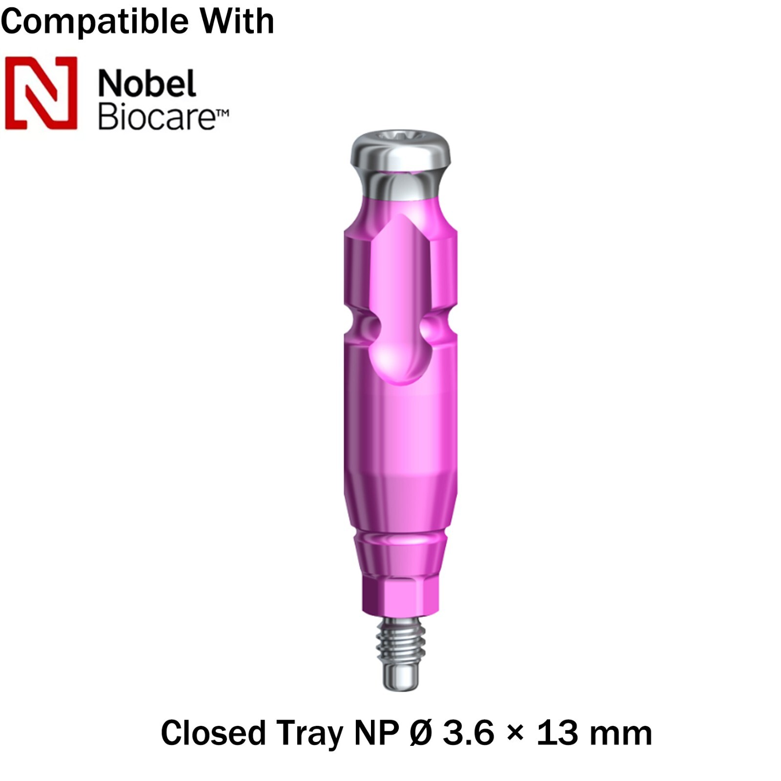 Dental Impression Transfer Coping Open Closed Tray Analog NP RP fit Nobel Active
