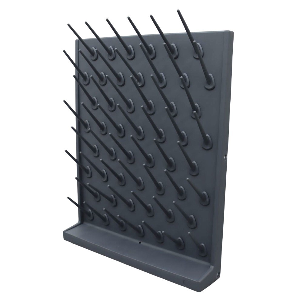 Desk/Wall-Mount 52-Pegs Detachable Flask/Test Tube Drying Rack Lab Supply