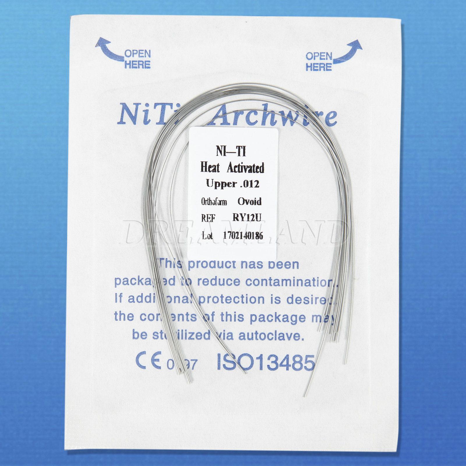 20Pack Dental Orthodontic thermal Activated Niti Round Arch Wire 012 Upper+Lower