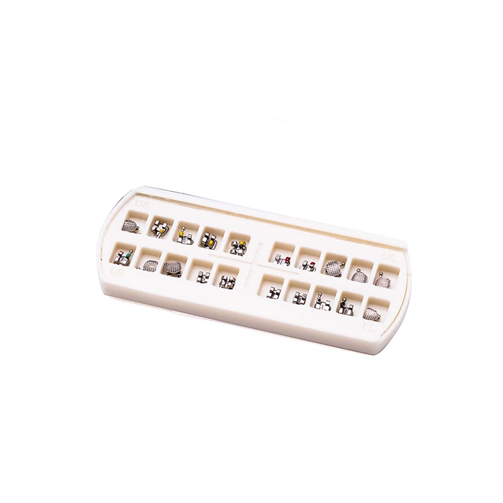 20PCS/Pack Dental Orthodontic Metal MINI Bracket Braces 1 Count (Pack of 20)