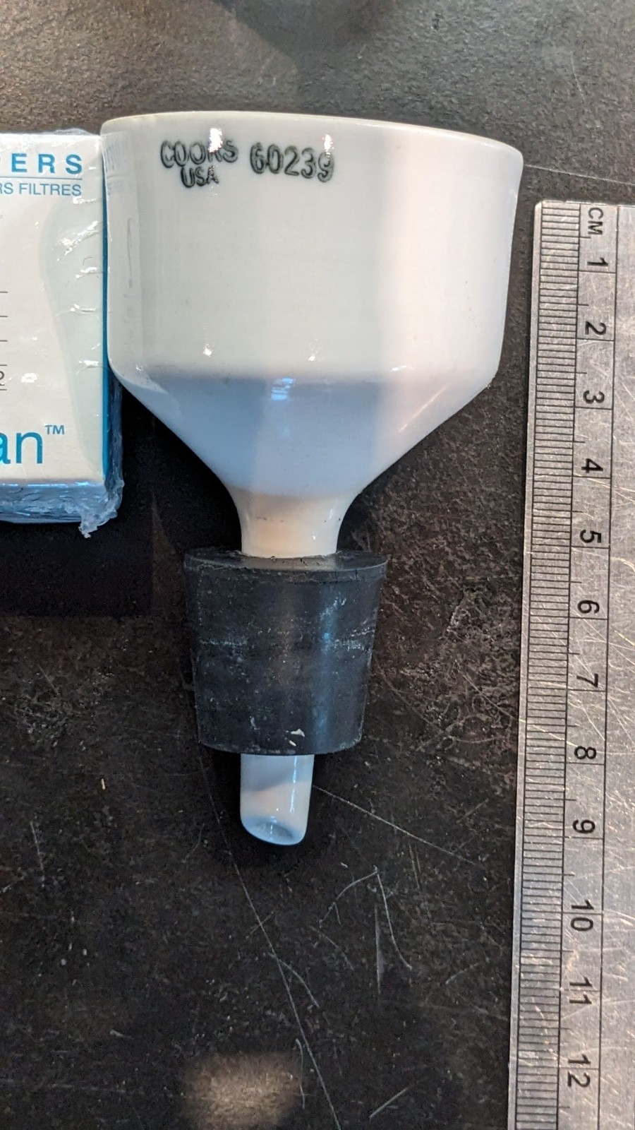 Coors USA 60239 Buchner Funnel Kit w/ Filter Flask Adapter & Whatman Papers