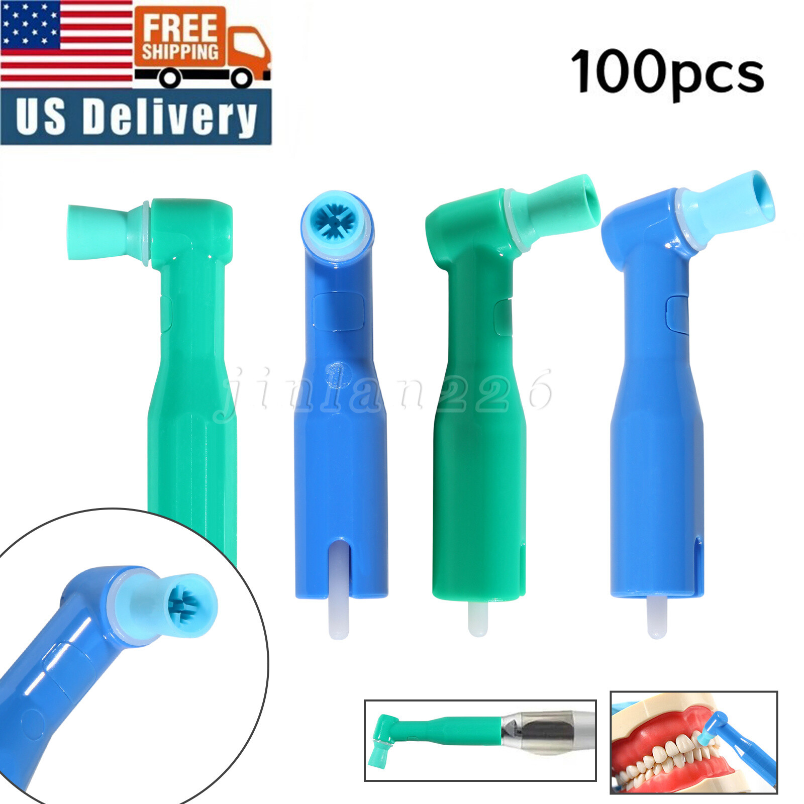 10-100Pcs Dental Carbide Burs for High Speed Handpiece Round Cone Bur Diamond FG