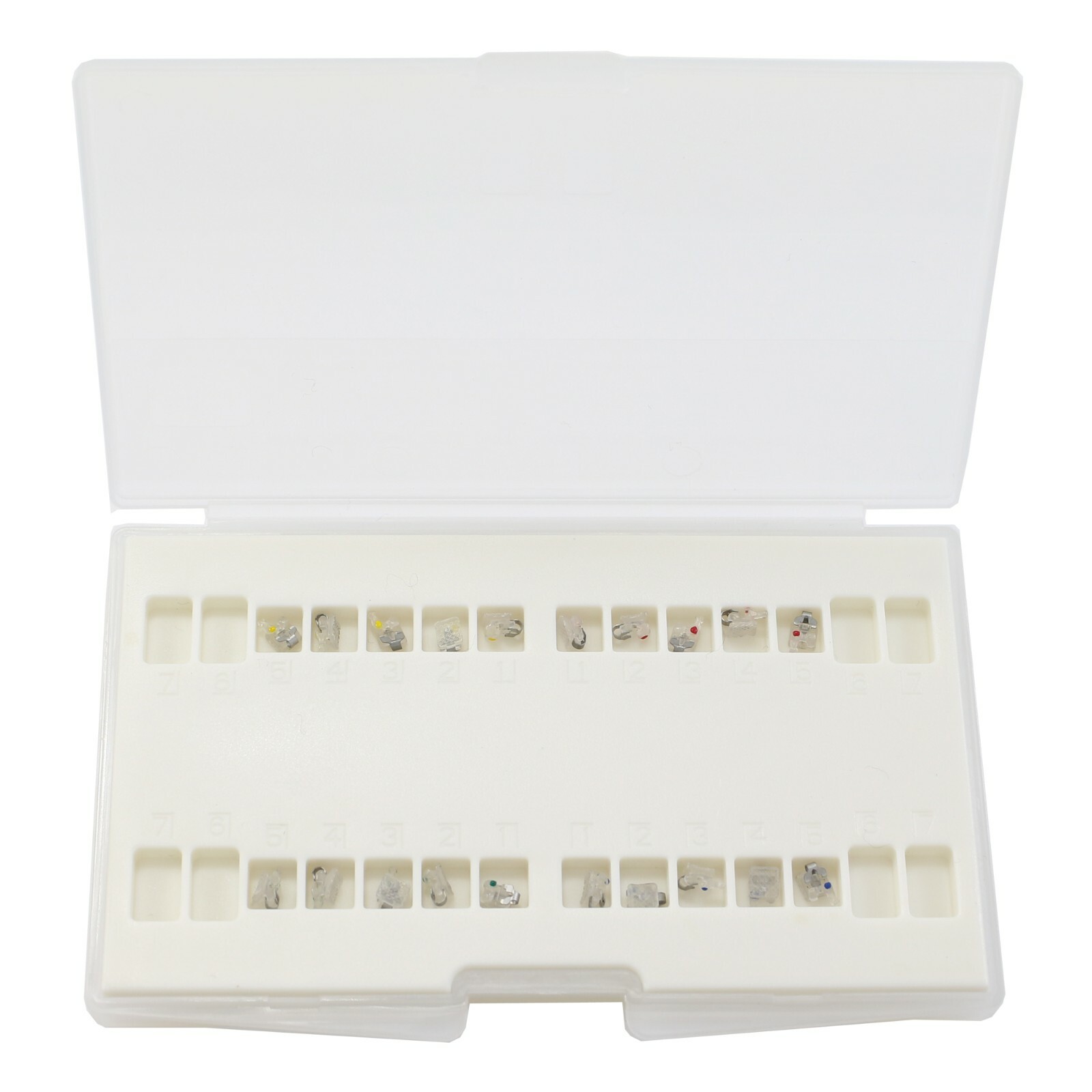 Orthodontic Self Ligating Ceramic Bracket Aesthetic AO Empower Clear Style Roth