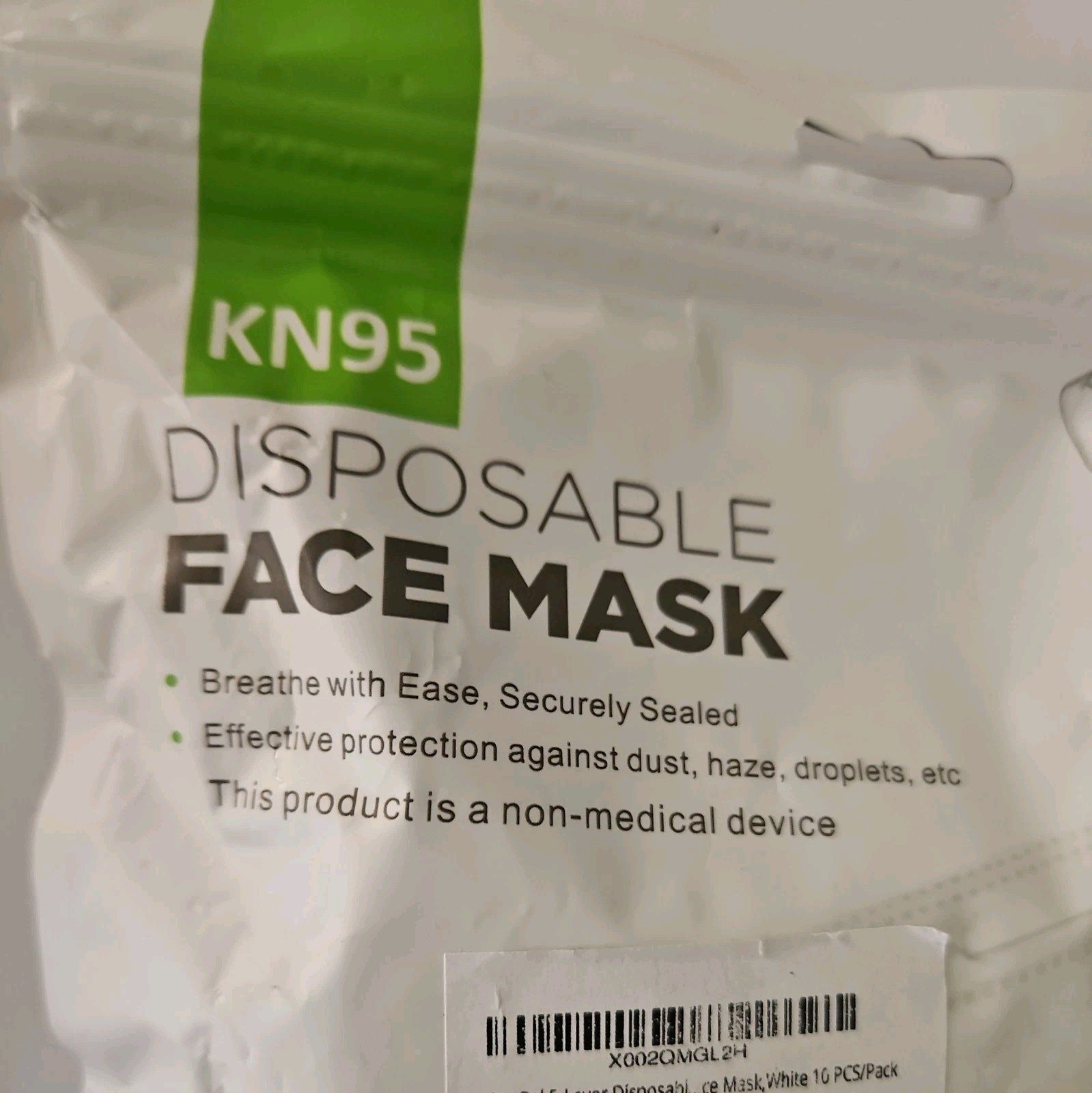 K-N95 Face Mask double layer non medical. Pack Of 10.