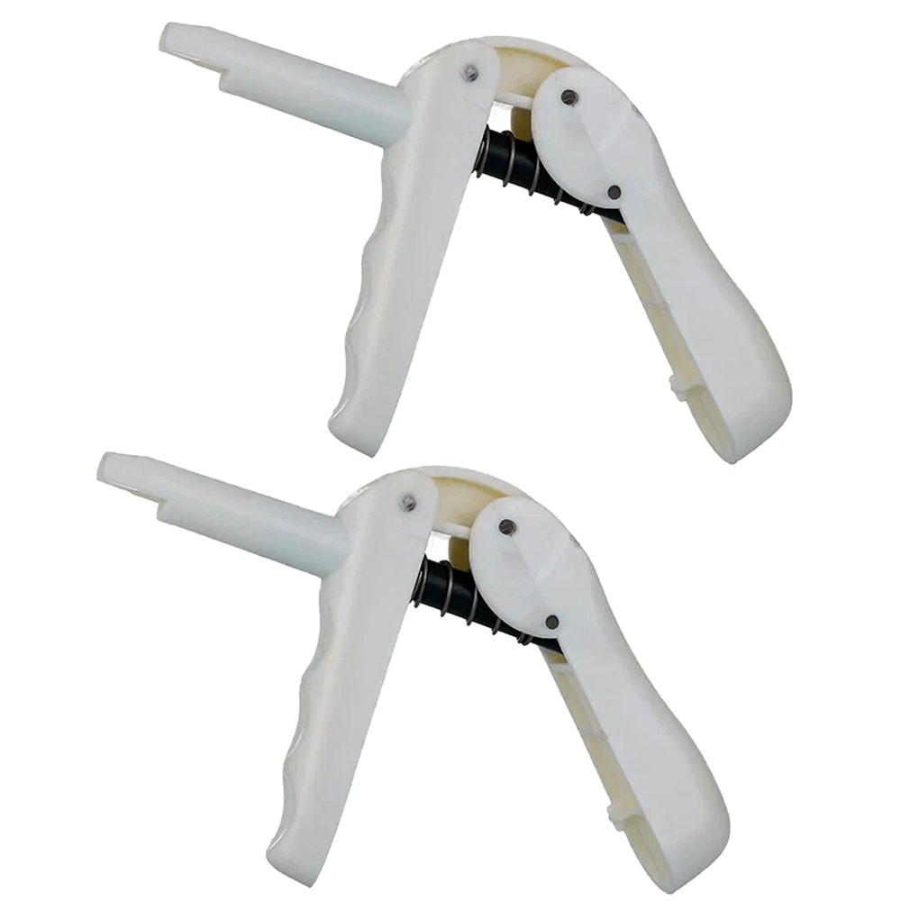 2Pcs White Dental Composite Gun Dispenser Applicator For Unidose Compules USA