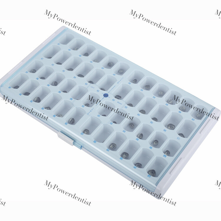 Dental Kids Primary Molar Crown Stainless Steel Kit/Refill 48Size
