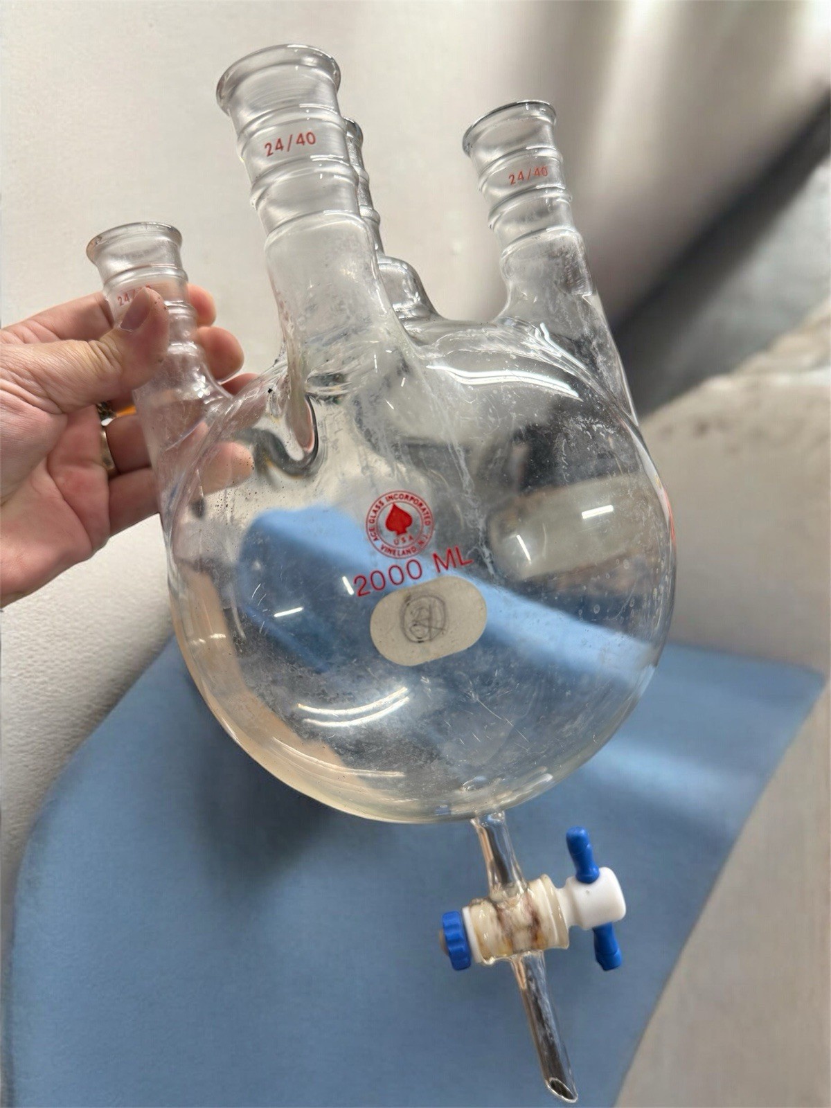 Ace Glass 2000ML Fuchs Continuous Reflux Storage Head 24/40