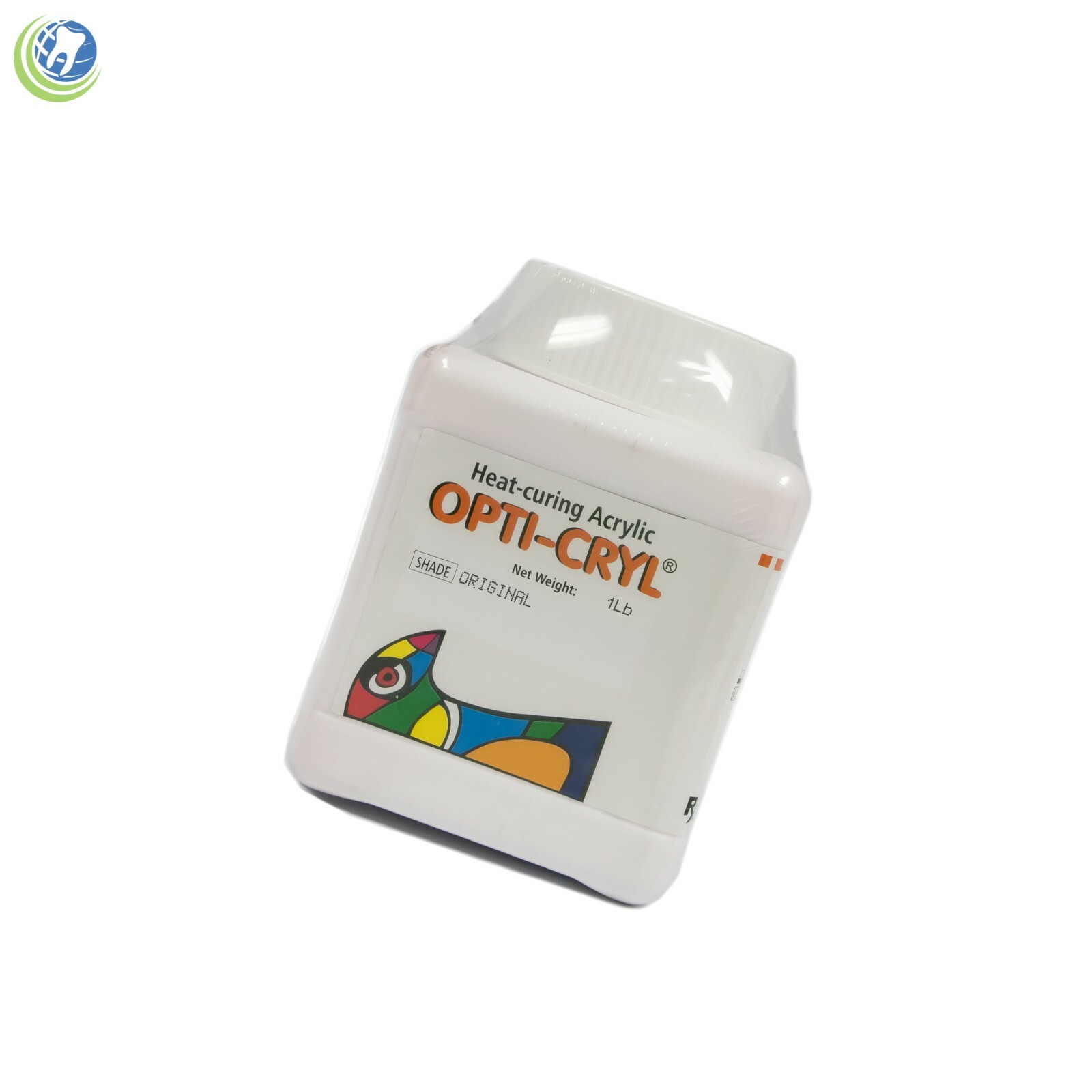 Opti-Cryl Denture Heat-Curing Acrylic Powder Original Shade High Impact 1 Lb.
