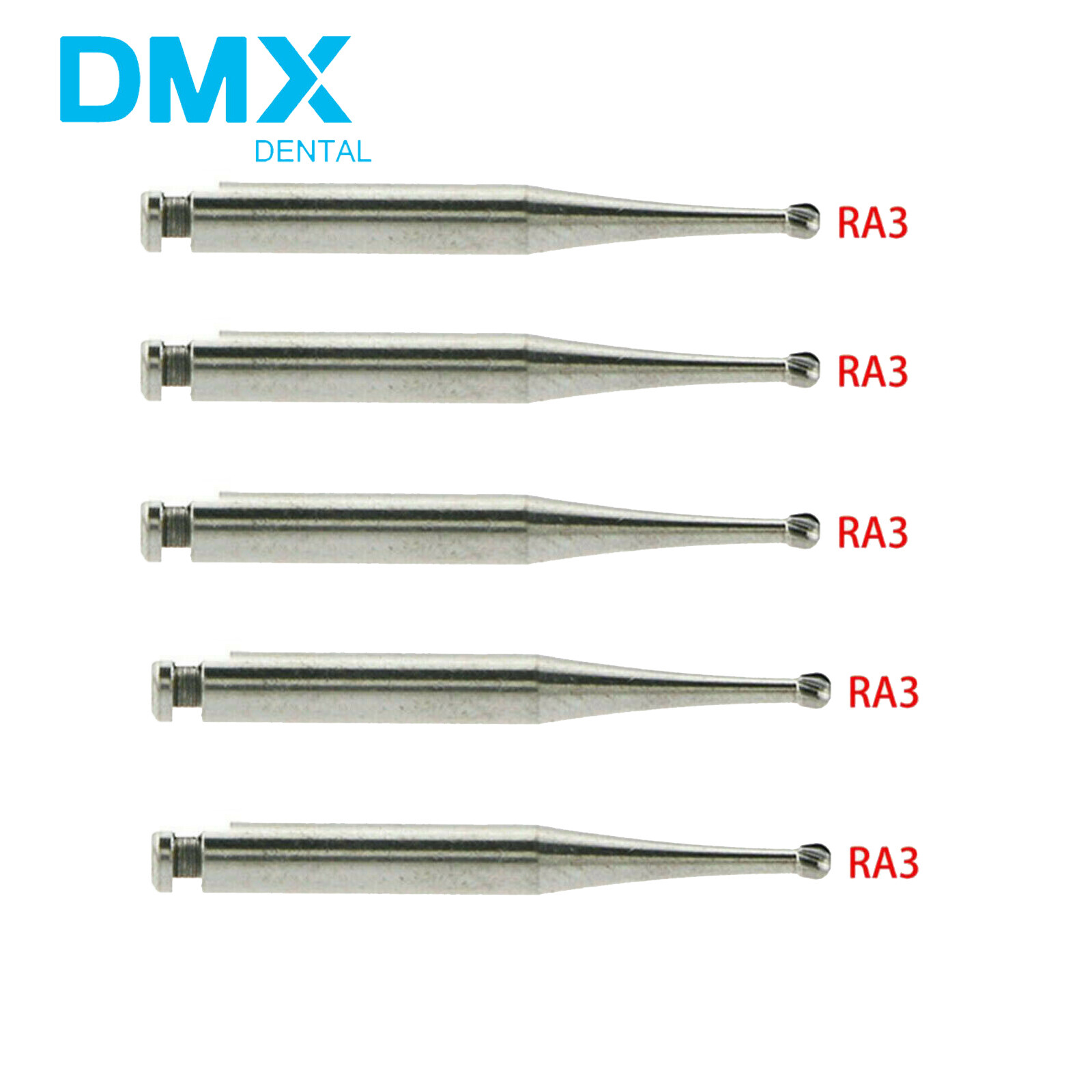 Dental Round Carbide Bur for Slow Speed Latch Type Handpiece RA 1# – 8# Burs