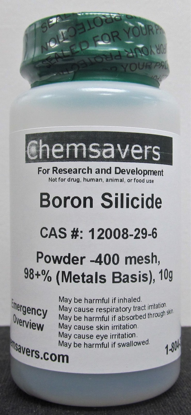 Boron Silicide, Powder -400 mesh, 98+% (Metals Basis), 10g