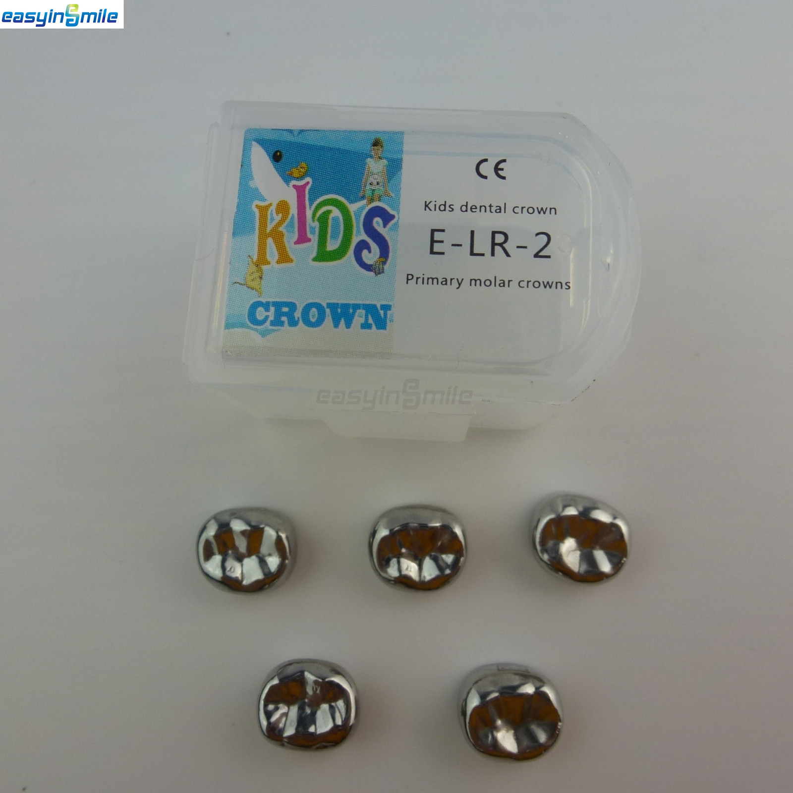 Dental Crowns Pedo kids Deciduous stainless Steel Pre-Formed 5PCS/BOX DUR2/EUR7