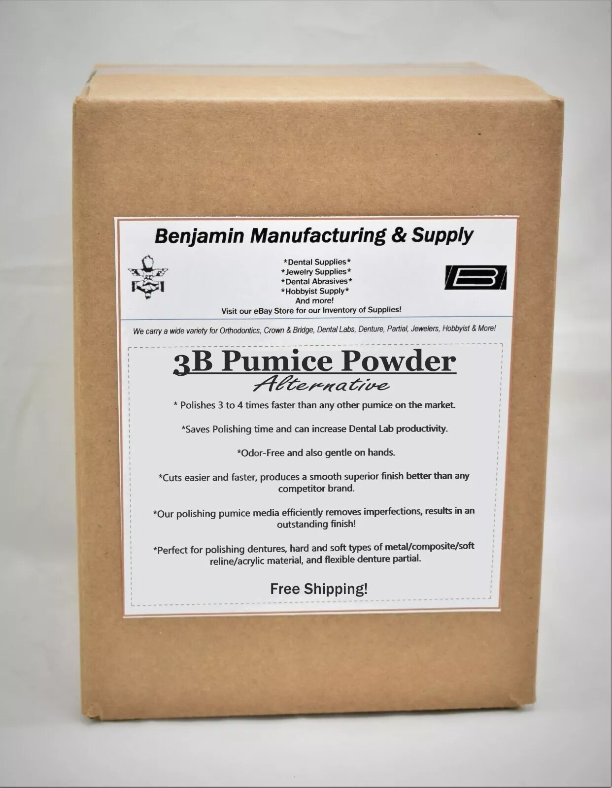Dental Pumice Powder Alternative – Coarse, Medium or Fine. Choose Weight!
