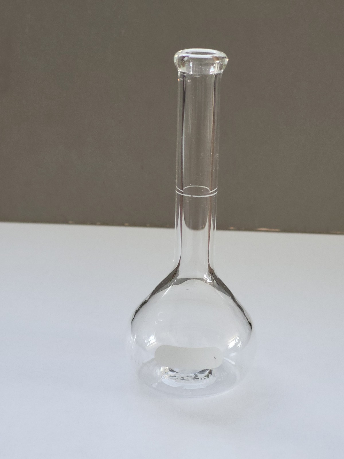 Pyrex A 5581 25ml Volumetric Flat Bottom Vintage Glass Flask