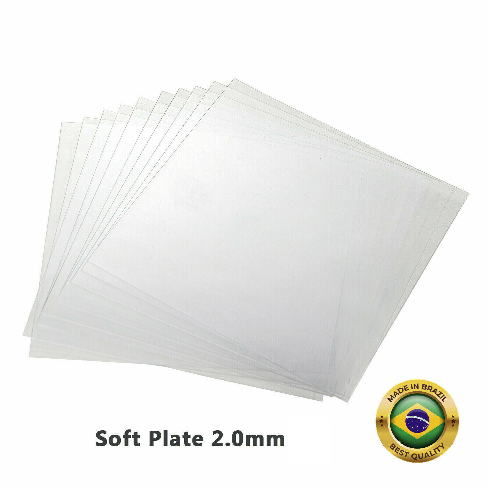 Bio-Art 5″×5″ Hard Soft Plate Sheet for Vacuum Forming Machine Made in Brazil