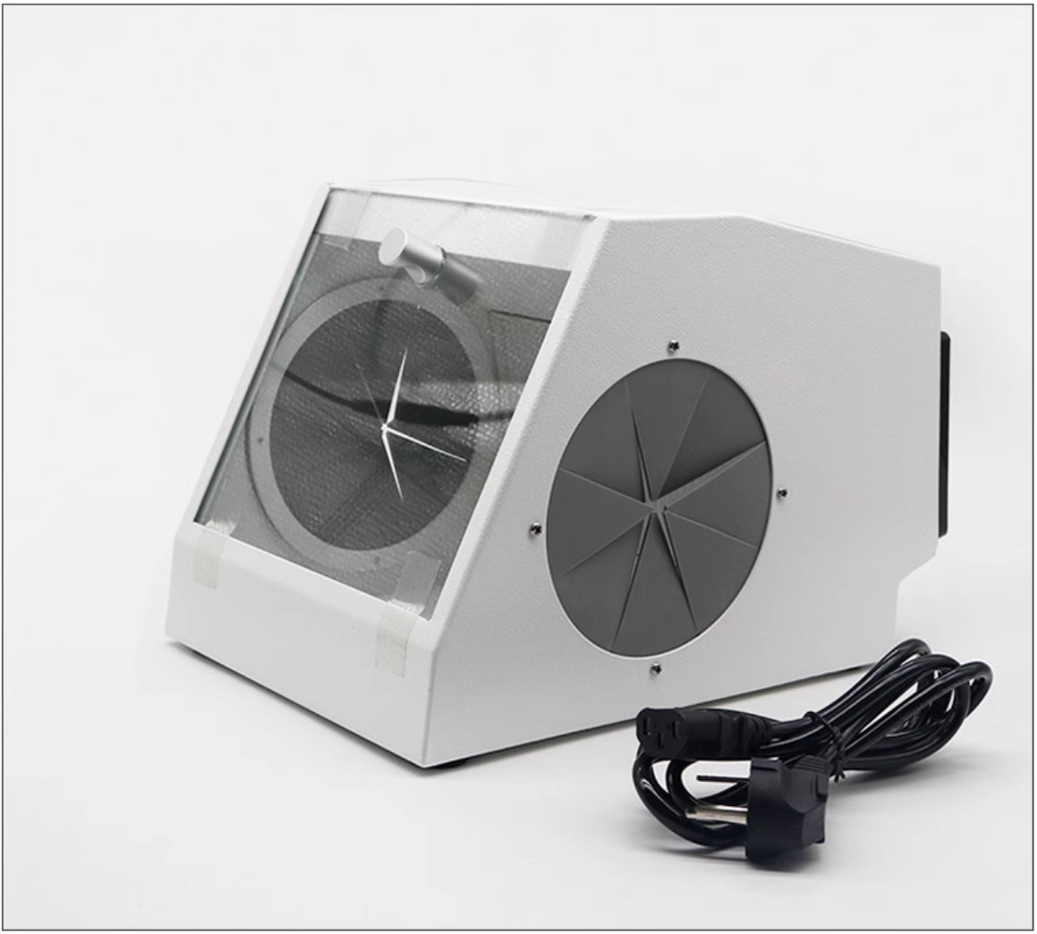 Dental Dust Collector Grinding Polishing Sandblasting Dust Box Sandblaster US/EU