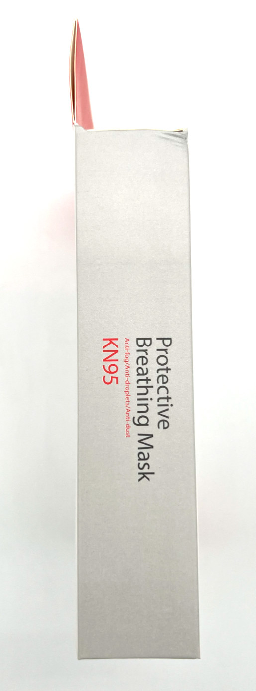 KN95 5-Layer 3D Protective Face Mask- 100 Pack -Comfort Fit Adjustable Certified