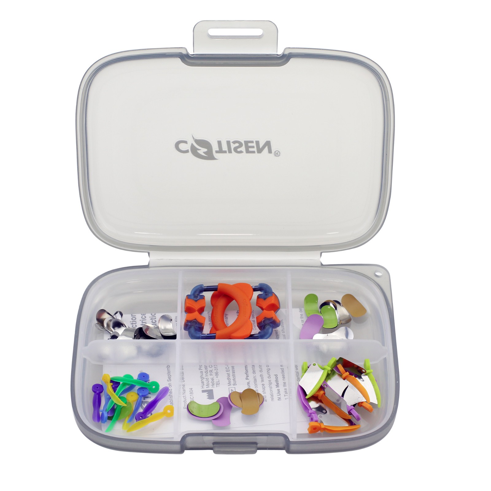 Dental Sectional Contoured Matrices Kit Matrix System Bands Niti Clamping Rings