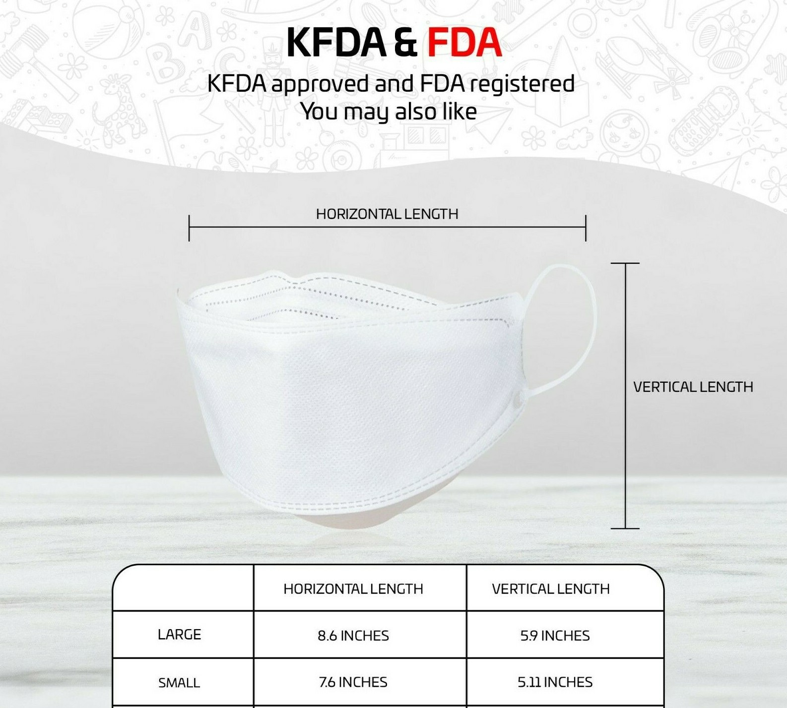 Happylife KF94 Korean Face Mask Made in Korea Medical Adults & Kids Goodday