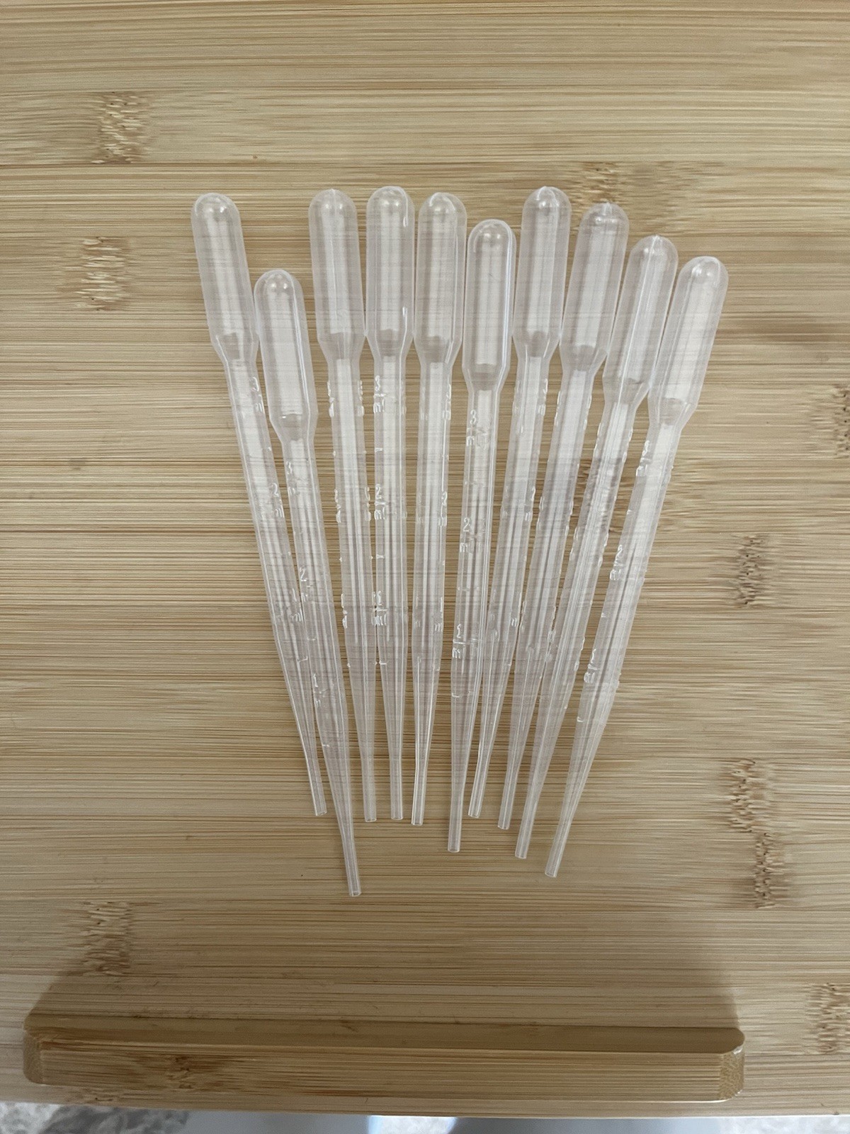 10 Pcs 3ml Disposable Dropper Pipettes for Accurate Liquid Transfer