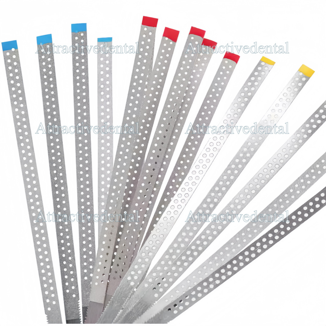 Dental Saw Diamond Polishing Finishing Strips Orthodontic Metal Sand IPR Fine