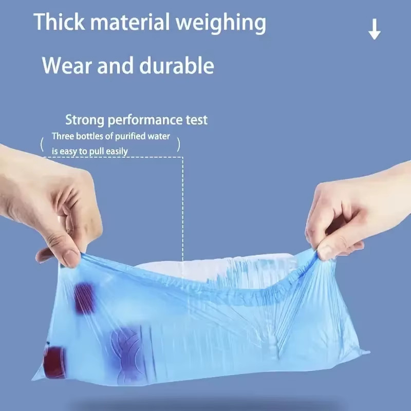 100PCS Disposable Waterproof Shoe Cover Plastic Non-Slip Foot Cover Indoor PE Pa