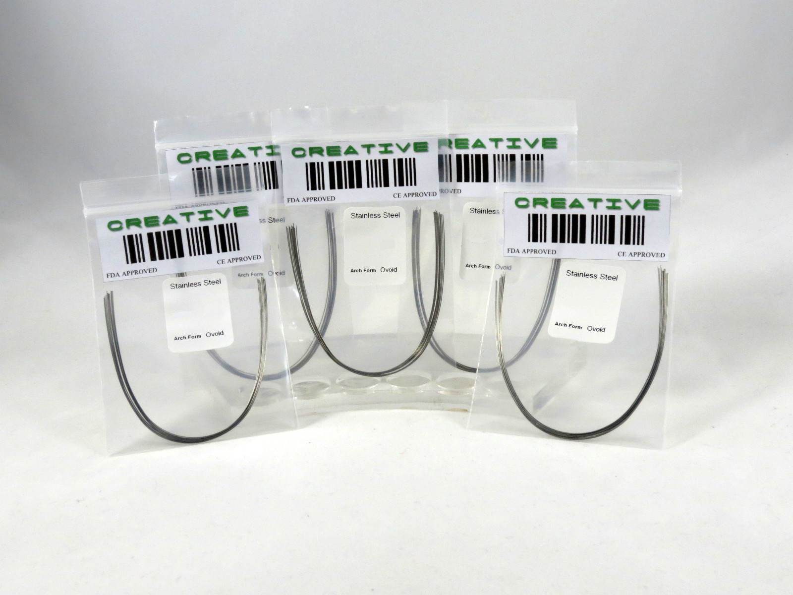 Dental Orthodontic Stainless Arch Wire .018″ x .022″ Lower Ovoid Kit /50 CREATIV