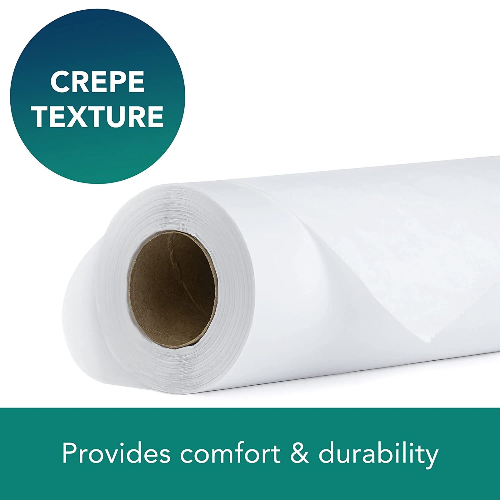 Tidi Choice Table Paper White Crepe 21” W x 125′ L 12 Rolls