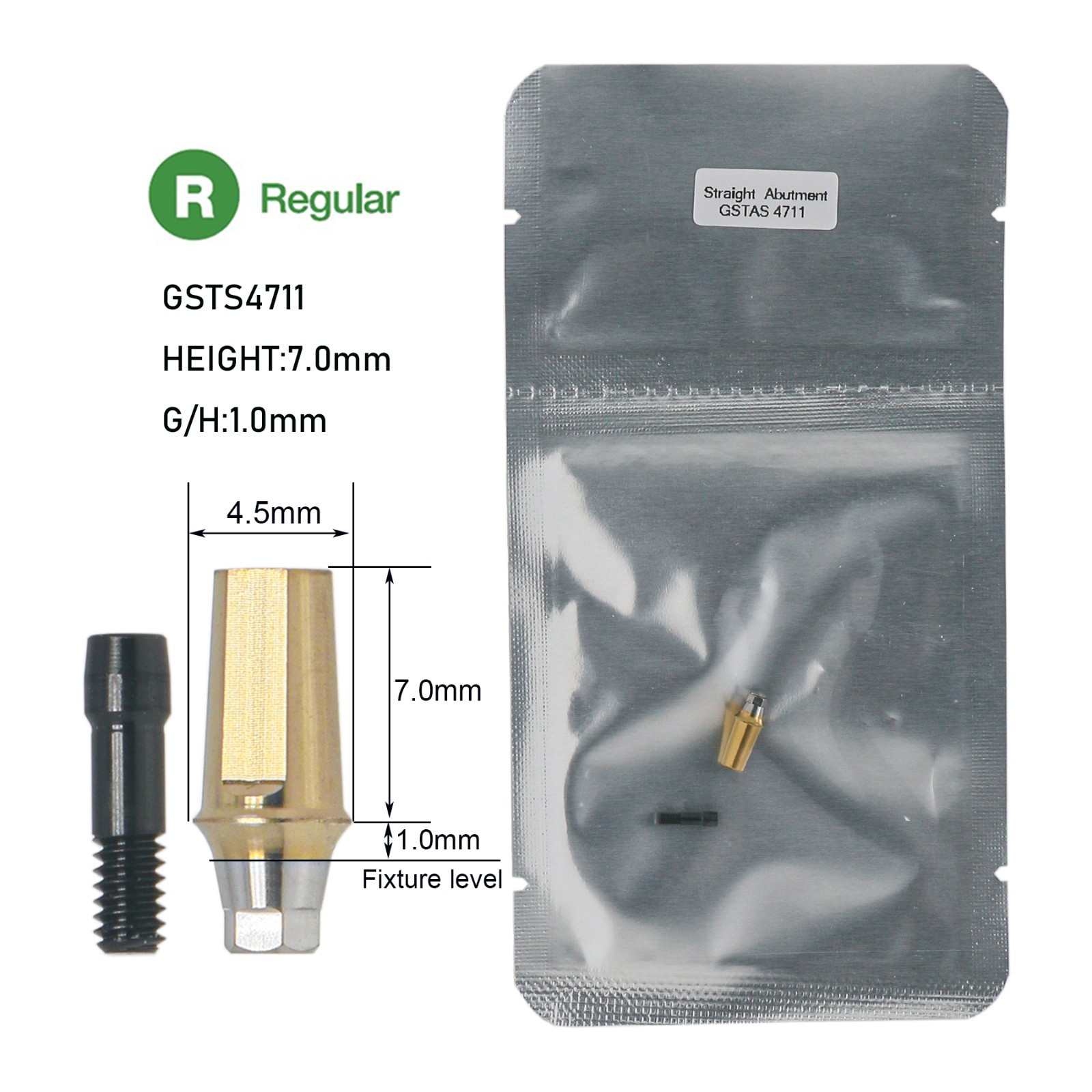 US Dental Osstem TS Hiossen ET Transfer Abutment Hex MINI/Regular