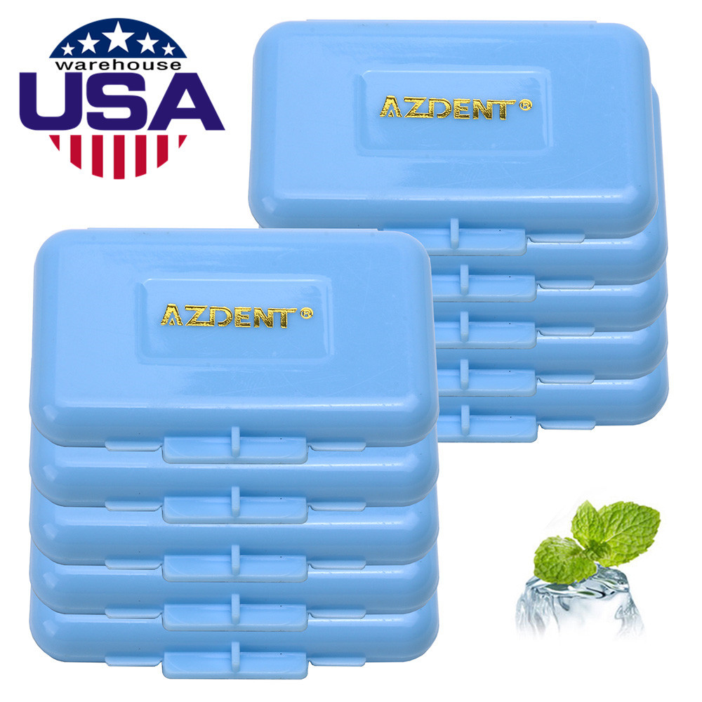 USA 100X Dental Orthodontic Wax Blue-Mint Scent For Relief Braces Gum Irritation