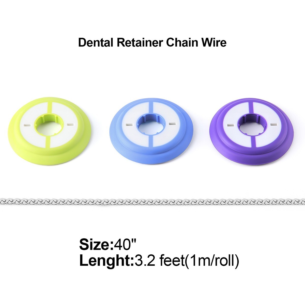Dental Orthodontic Round Rectangular monoblock Bondable Metal Lingual Button