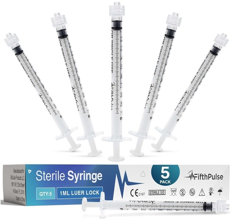 Plastic Syringes without Needle 5ml 10ml 20m 5ml 1ml Luer Lock Sterile Syringe