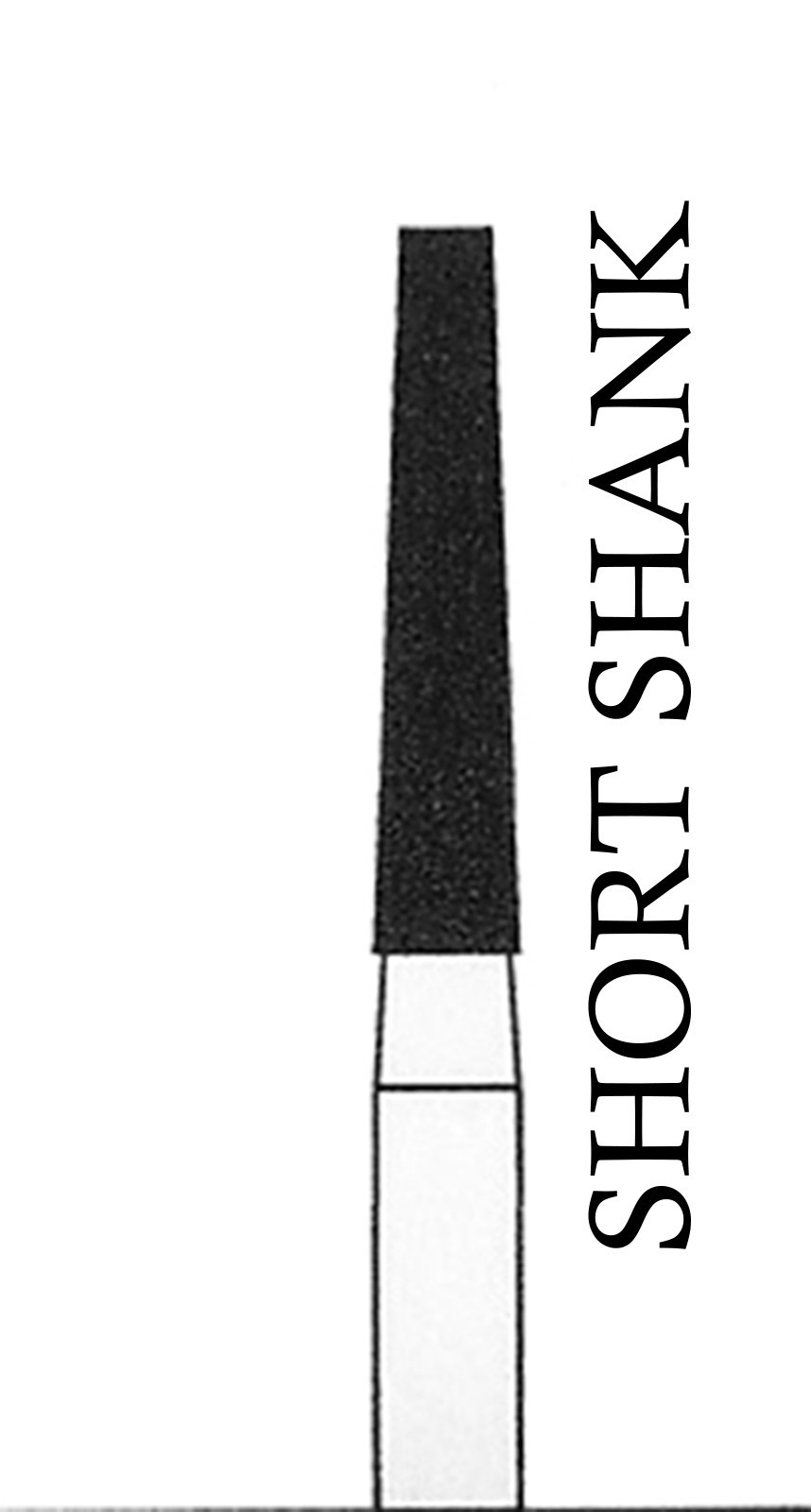 CROSSTECH Dental Diamond Short-Shank-FLATENDSHOULDER-847/018SC MB4LNXC 5Burs
