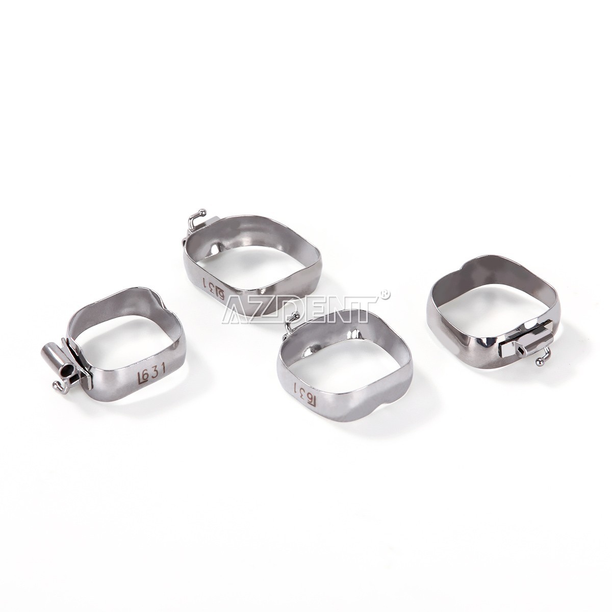 Bandas ortodónticas dentales con tubo bucal Roth.022 para primer molar 16#-35#