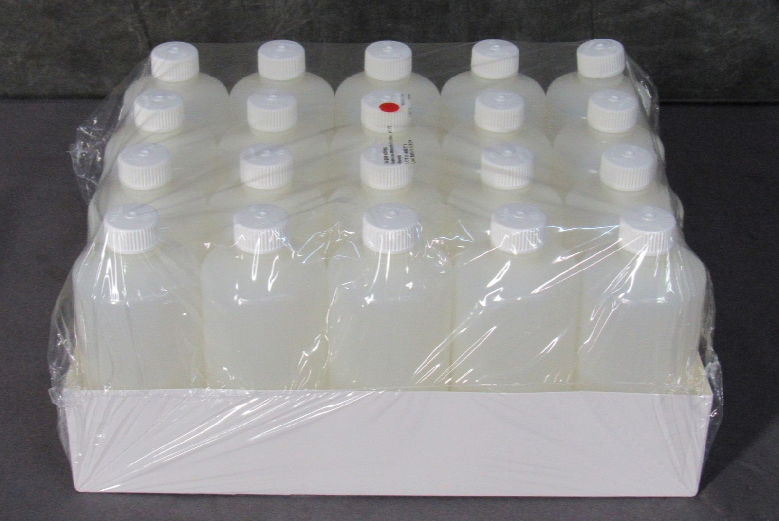 * 20-Pack New Thermo 342089-0016 Narrow-Mouth 500mL HDPE Sterile Bottles w/ Cap