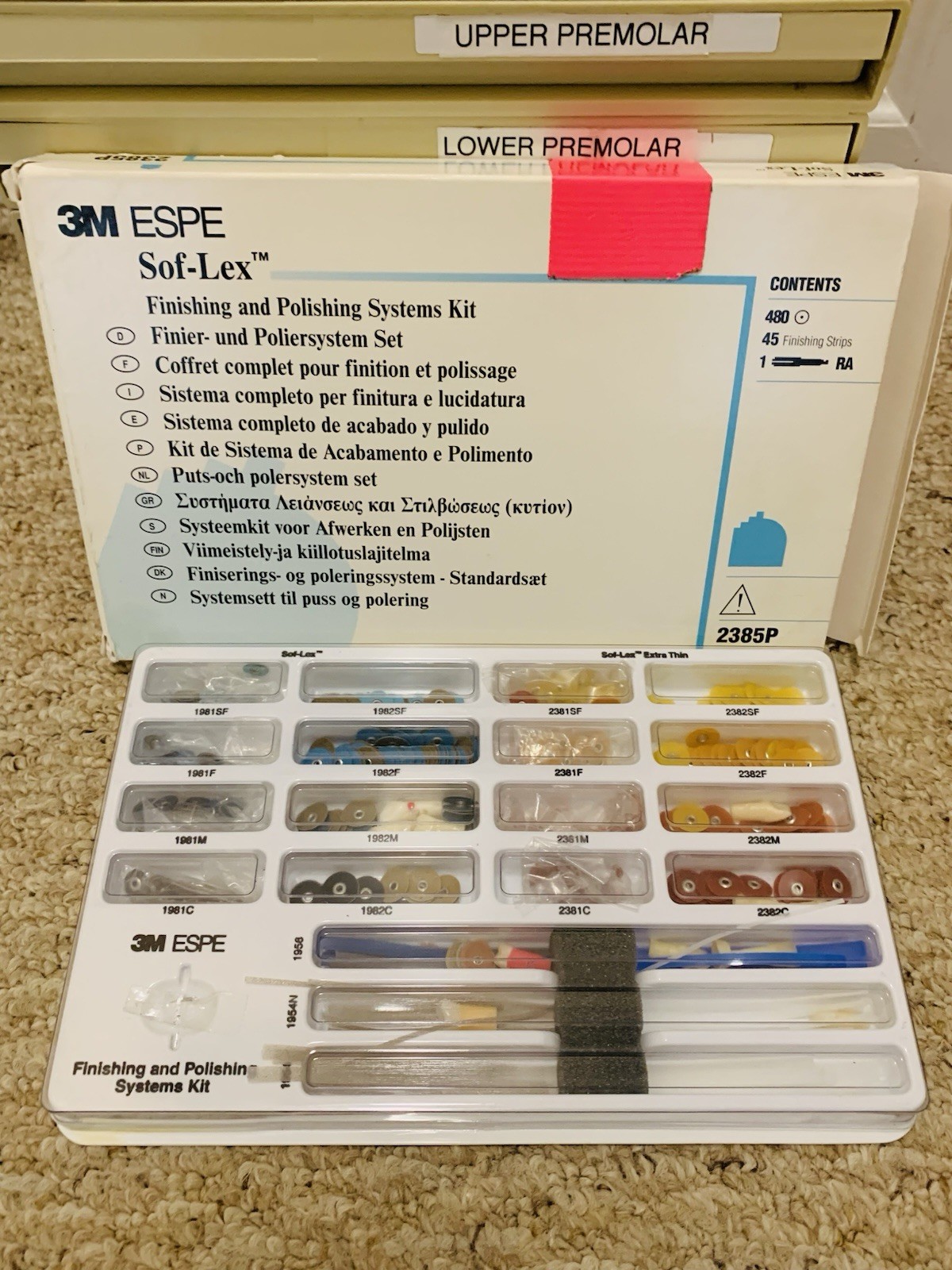 Lot of 12, 3M Unitek Victory Series Bands ESPE Dental Molars Trays Discs Crowns